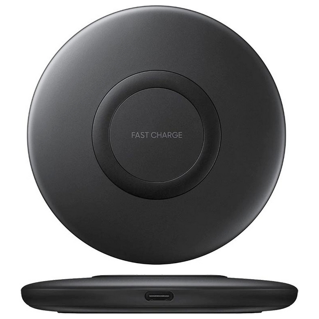 SAMSUNG CARICABATTERIE ORIGINALE CASA QI WIRELESS FAST CHARGER EP-P1100 15W BLACK BLISTER/